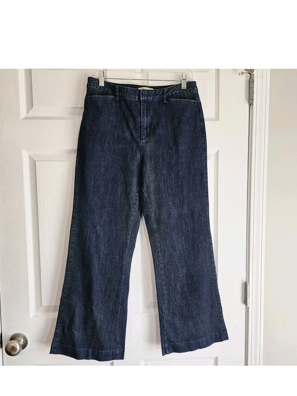 Coldwater Creek Jeans Wide Leg Pants Slacks Career Wear Cotton Stretch Women's 8